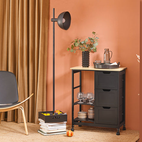 Sobuy serveerib käruga köögikapp ratastega fkw79 Schu