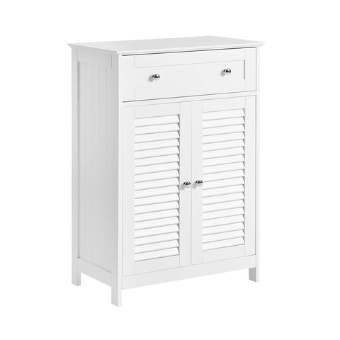 Sobuy vannitoakapp 2 uksed puidukiust valge FRG238-W