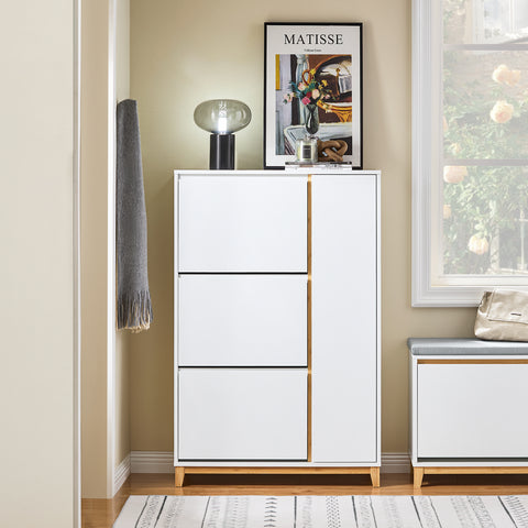 Sobuy hoiukapp 4 ust puidukiust kaabel valge FSR100-W