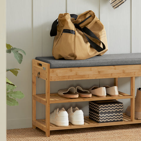 Sobija hoiupink padjaga bambusepuuga looduslik FSR47-N