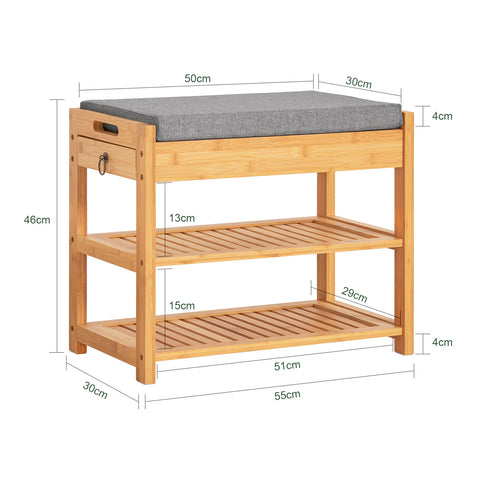 Sobija hoiupink padjaga bambusepuuga looduslik FSR49-N