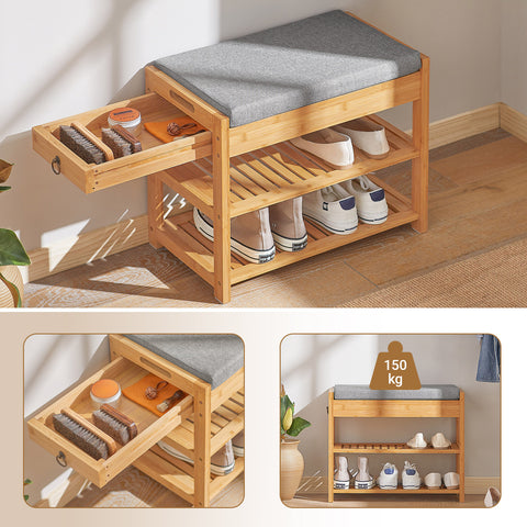 Sobija hoiupink padjaga bambusepuuga looduslik FSR49-N