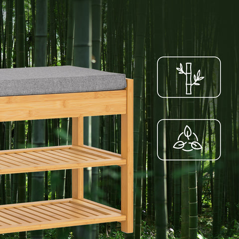 Sobija hoiupink padjaga bambusepuuga looduslik FSR49-N