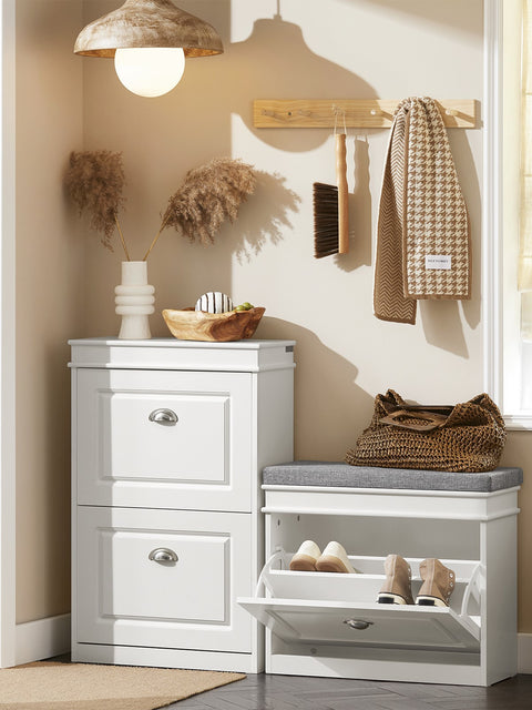 Sobuy hoiupink padjaga kiudlaua jaoks valge FSR82-W-W