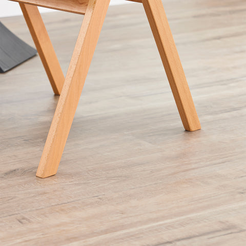 SoBuy FST98-SG Taittuva Ruokapöydän Tuoli Puusta – Pehmustettu, Tilaa Säästävä ja Mukava Keittiöön, Olohuoneeseen tai Terassille, Tummanharmaa