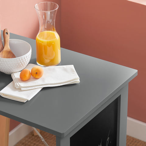 Sobuy Wall Clap Table Chalkitahvel kokkupandav laudriba laud FWT20-HG