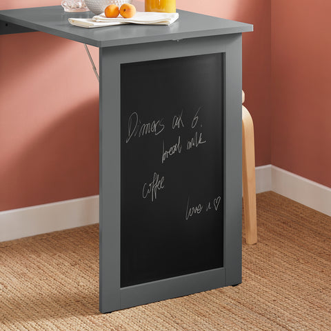 Sobuy Wall Clap Table Chalkitahvel kokkupandav laudriba laud FWT20-HG