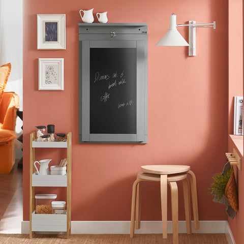 Sobuy Wall Clap Table Chalkitahvel kokkupandav laudriba laud FWT20-HG