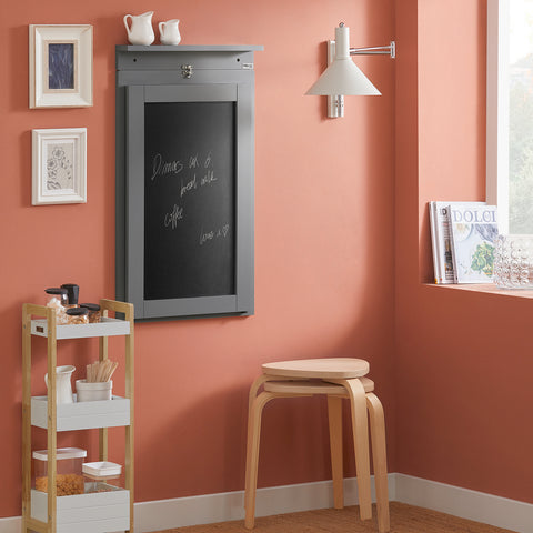 Sobuy Wall Clap Table Chalkitahvel kokkupandav laudriba laud FWT20-HG