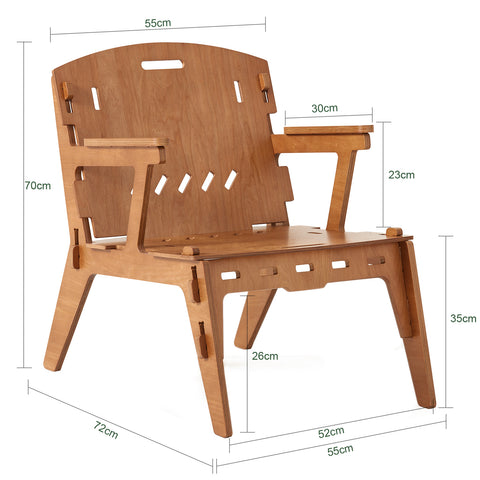 Sobuy taastamistool laste tooli tekistool söögitool HFST02-BR