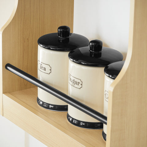 SoBuy Keittiön seinähylly Maustehylly KCR12-N