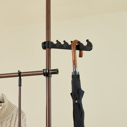 Sobuy garderoobikomplekt metall ja polüpropüleenist plastist pruun KLS04-BB