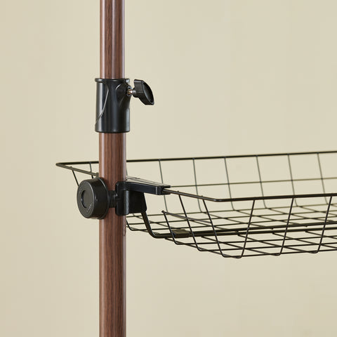 Sobuy garderoobikomplekt metall ja polüpropüleenist plastist pruun KLS04-BB