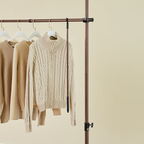 Sobuy garderoobikomplekt metall ja polüpropüleenist plastist pruun KLS04-BB