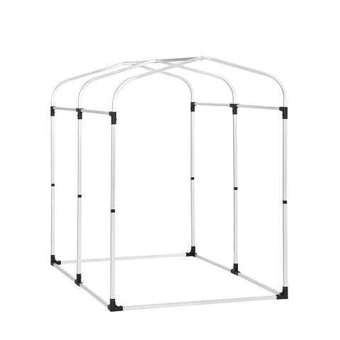 SoBuy KLS11-GR Vedenpitävä Puutarhavaja Ulkokäyttöön – Polkupyörien, Työkalujen ja Moottoripyörän Säilytykseen, Koukkujen Kanssa, 120x176x163 cm, Vihreä
