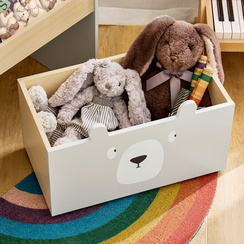 SoBuy Lasten kirjahylly Lelulaatikot Lasten hylly Säilytysteline KMB104-HG