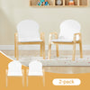 Sobuy 2 Laste toolid kase spooni valge KMB24-WX2