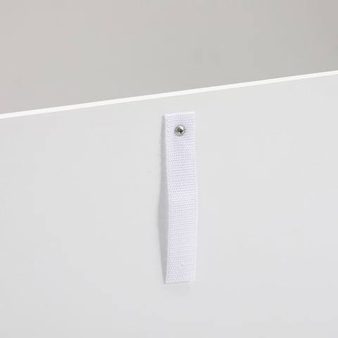 Sobuy lasteraamatukapi puidukiudu ruut valge kmb32-w