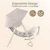 Sobuy Hammock Metal ja polüpropüleeni hall OGS50-HG