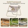 Sobuy Hammock Metal ja polüpropüleeni hall OGS50-HG