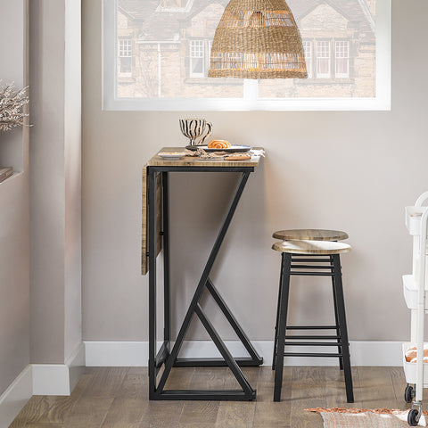 Sobuy söögirühm 4 inimesele metalli ja kiudlaua beeži OGT24-N