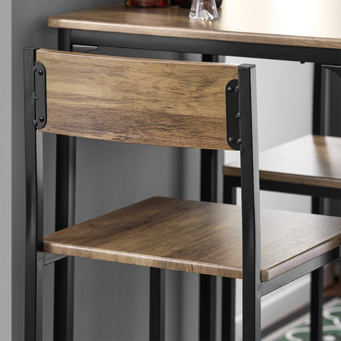 Sobuy söögirühm 2 inimesele kiudlauale ja metallist beeži OGT27-N