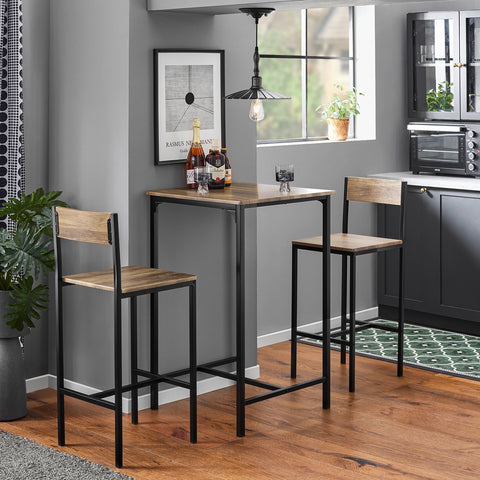 Sobuy söögirühm 2 inimesele kiudlauale ja metallist beeži OGT27-N