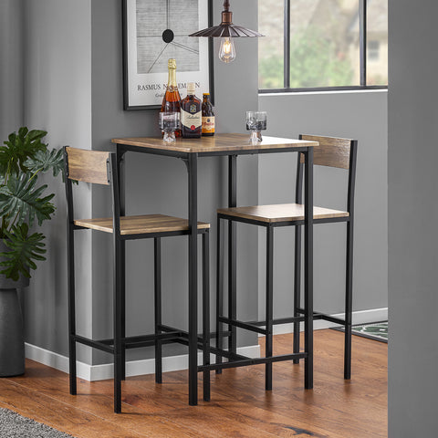 Sobuy söögirühm 2 inimesele kiudlauale ja metallist beeži OGT27-N