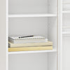 SoBuy STR16-W Seinäkaappi vinyyleille 70 × 25,1 × 70,2 cm – 3 avohyllyä, vinyylilokero, reikälevy, valkoinen