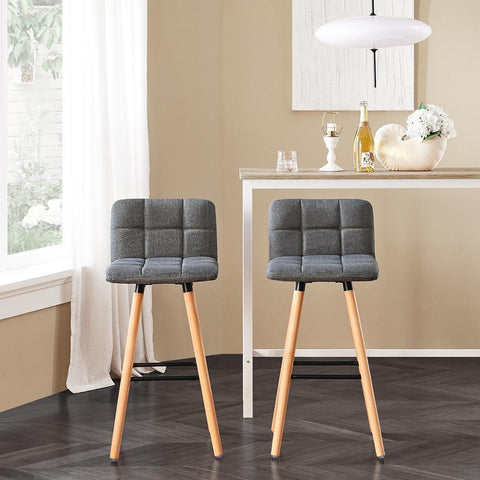 Sobuy 2 baari väljaheite kummist puit ja metallhall FST50-DGX2