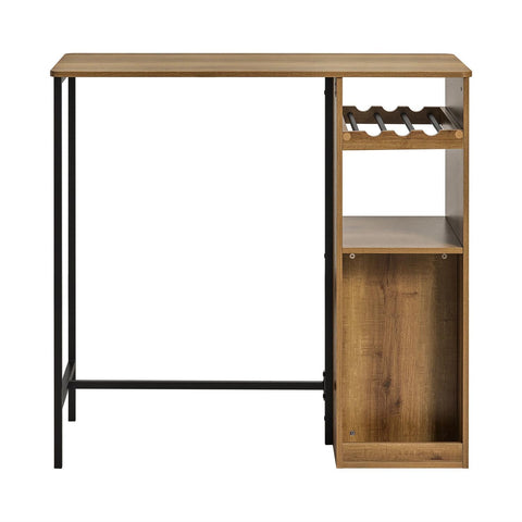 Sobuy baarilaualaualaud ja metallpruun FWT97-PF