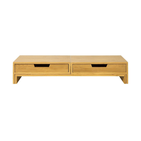 Sobuy Display Podity 2 kastid bambusest puu loomulik bbf04-n