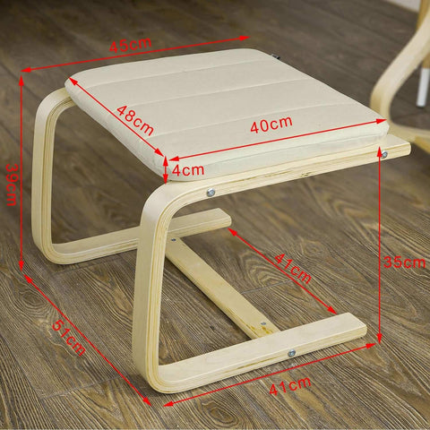 Sobuy jalatsid painutatud puitvalge fst38-w