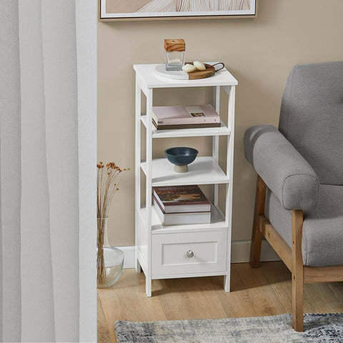 Sobuy kohvilaud 1 kastikiudlaud valge FBT91-W