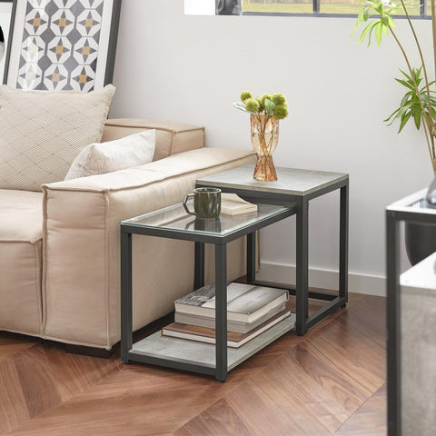 Sobuy seeria laudmetalli- ja puitkiudude laud hall FBT35-HG