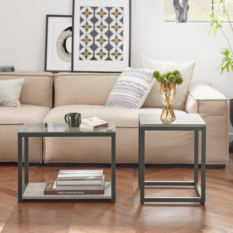 Sobuy seeria laudmetalli- ja puitkiudude laud hall FBT35-HG