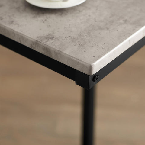 Sobuy kohvilaud metall ja kiibikad hall FBT44-HG
