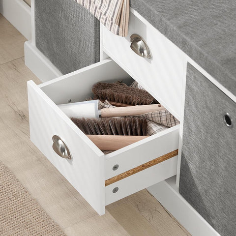 Sobuy Storage Bench Padlow koos kiudlauaga hall FSR66-HG