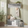 Sobuy Storage Bench Padlow koos kiudlauaga hall FSR66-HG