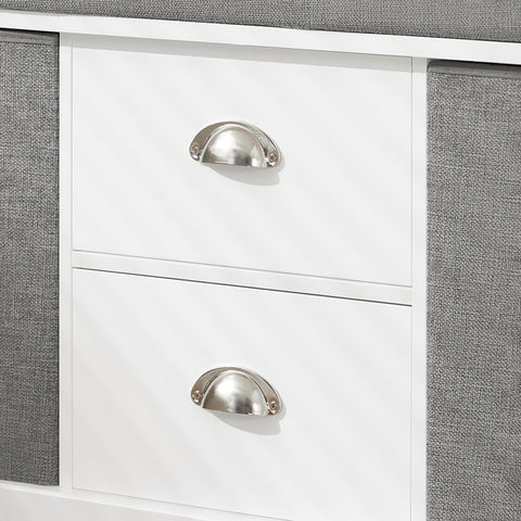 Sobuy Storage Bench Padlow koos kiudlauaga hall FSR66-HG