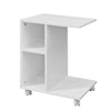 Sobuy kohvilaud ratastega valge fbt48-w