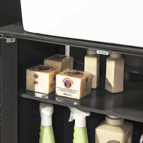 Sobuy basseinikapp 2 uksekiust hall FRG237-DG